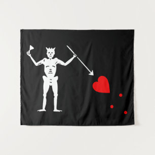 Piratenflagge Wandteppich