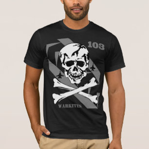 Piratenflaggen 103 b&w T-Shirt
