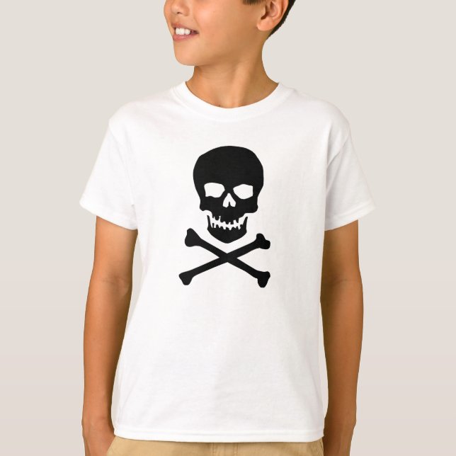 Piratenflaggen Kinder T - Shirt (Vorderseite)