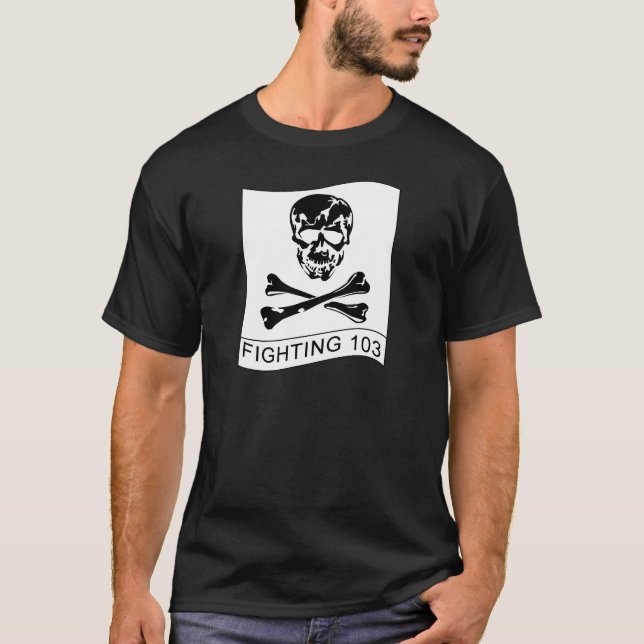 Piratenflaggen VF-103 T-Shirt (Vorderseite)