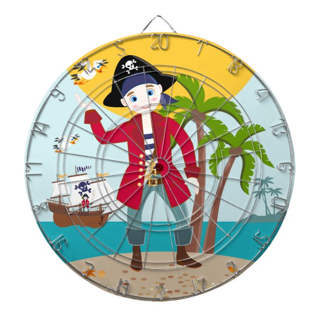 Piratengeburt Dartscheibe (vorne)