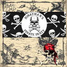 Piratengeburt unter dem Motto Meer