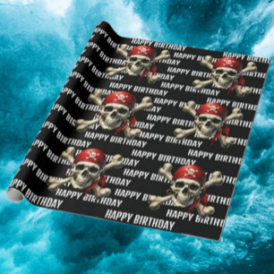 Piratengeburtstagsabenteuer Geschenkpapier