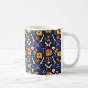 Piratengedankendesigns für seeliebende Abenteurer Kaffeetasse