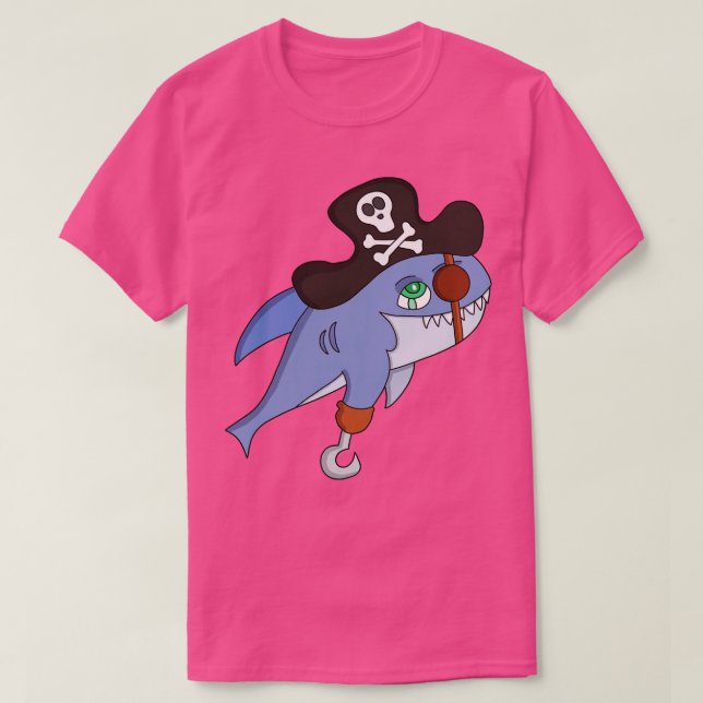 Piratenhai T-Shirt (Design vorne)