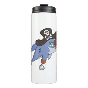 Piratenhai Thermosbecher