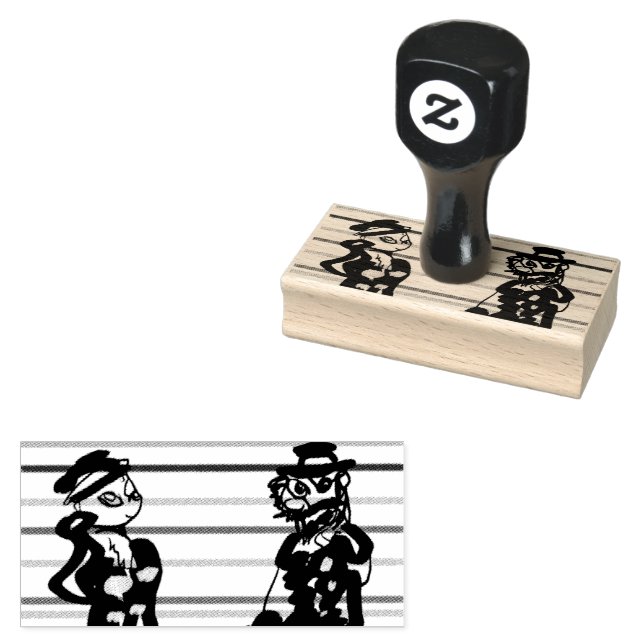 Piratenhochzeit  gummistempel (Stempel)