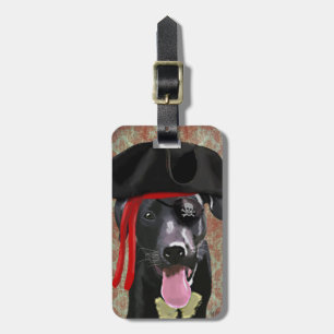 Piratenhund Gepäckanhänger