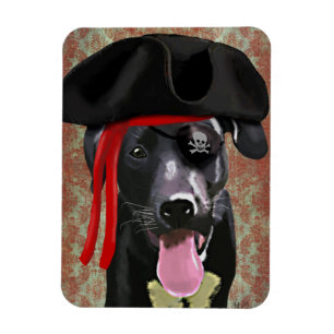 Piratenhund Magnet
