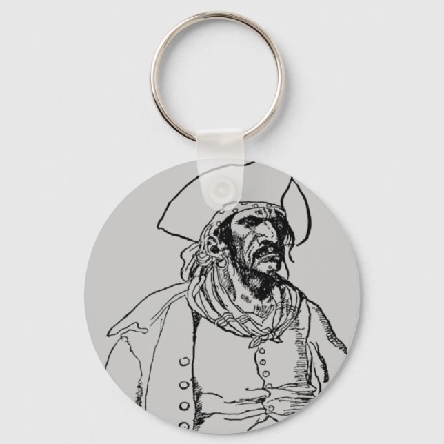 Piratenkapitän Schlüsselanhänger (Vorderseite)