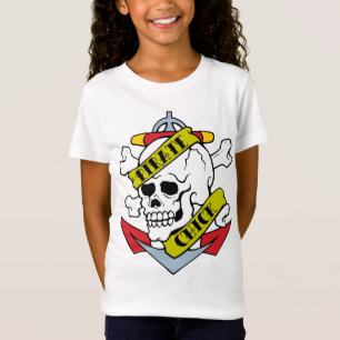Piratenkick-Skull T-Shirt