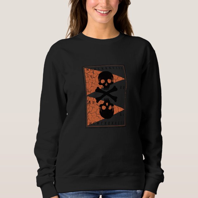 Piratenknochen und -schädel  2 sweatshirt (Vorderseite)