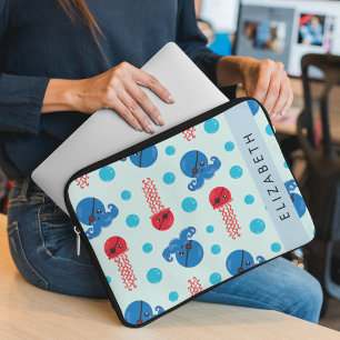 Piratenkopus, Piratenquallen, Meer, Ihr Name Laptopschutzhülle