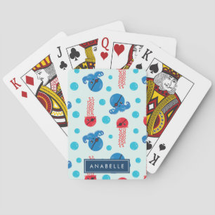 Piratenkopus, Piratenquallen, Meer, Ihr Name Spielkarten