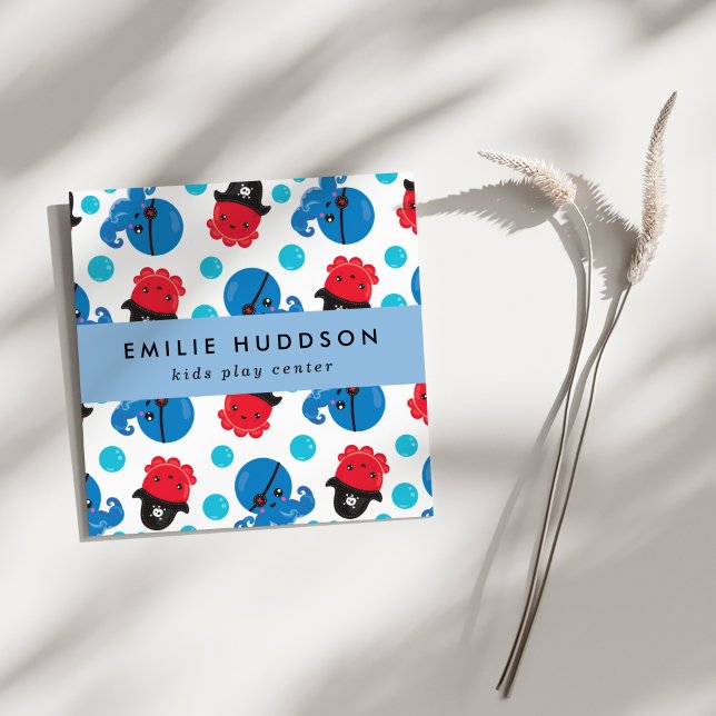 Piratenktopus, Kinderspielzentrum, Aktivitätszentr Quadratische Visitenkarte (Von Creator hochgeladen)