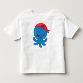 Piratenktopus, Niedlicher Kraken, kleiner Kraken Kleinkind T-shirt