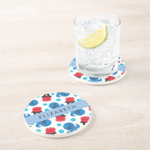 Piratenktopus, Octopus-Muster, Meer, Ihr Name Getränkeuntersetzer