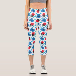 Piratenktopus, Octopusmuster, Meerestiere Capri Leggings