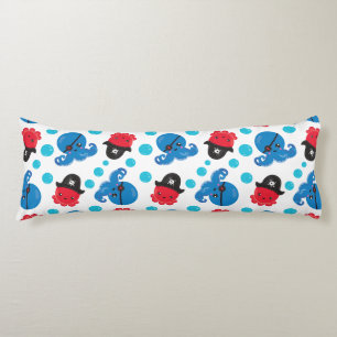 Piratenktopus, Octopusmuster, Meerestiere Seitenschläferkissen