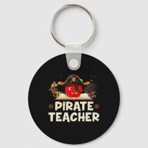 Piratenlehrer zu Halloween T-Shirts Pirate D Schlüsselanhänger