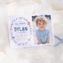 Piratenmeer unter dem Foto der Seeboys zum Geburts