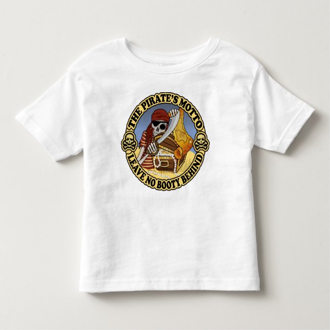 Piratenmotto Kleinkind T-shirt (Vorderseite)