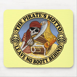 Piratenmotto Mousepad