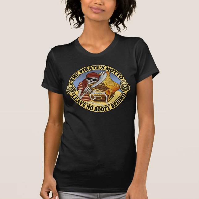 Piratenmotto T-Shirt (Vorderseite)