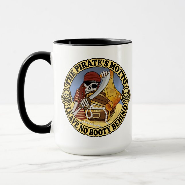 Piratenmotto Tasse (Links)