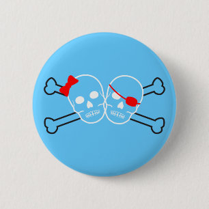 Piratenpaar Button