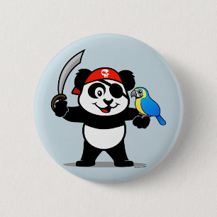Piratenpanda Button