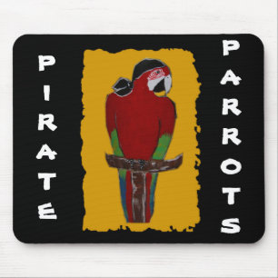 Piratenpapagei Mousepad