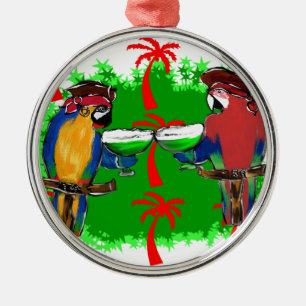 PIRATENPAPAGEIEN ORNAMENT AUS METALL