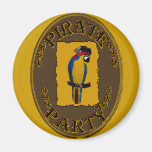 PIRATENPARTEI MAGNET