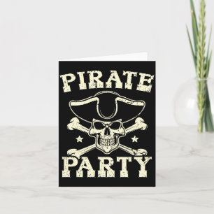 Piratenparty für Männer, karibischer Piratenliebha Karte