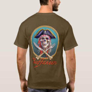 Piratenpferd im Aquamarinen Kreis für Kreuzfahrer T-Shirt