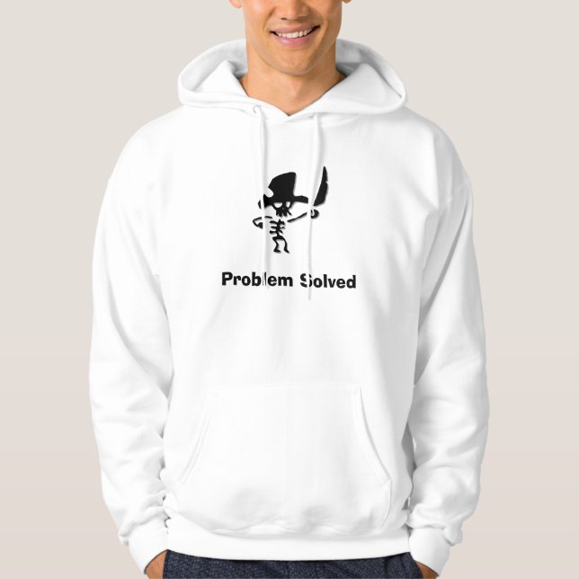 Piratenproblem gelöst hoodie (Vorderseite)
