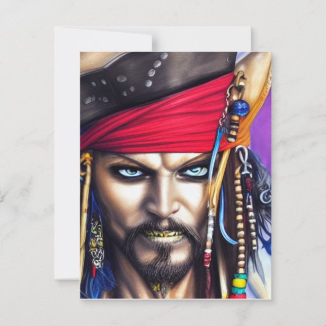 Piratensammlung Mitteilungskarte (Vorderseite)