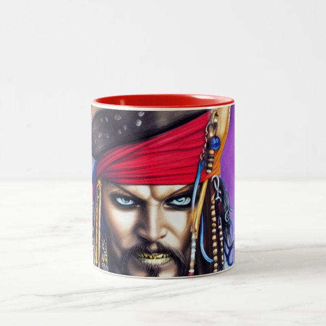 Piratensammlung Zweifarbige Tasse (Mittel)