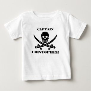 Piratenschädel Baby T-shirt