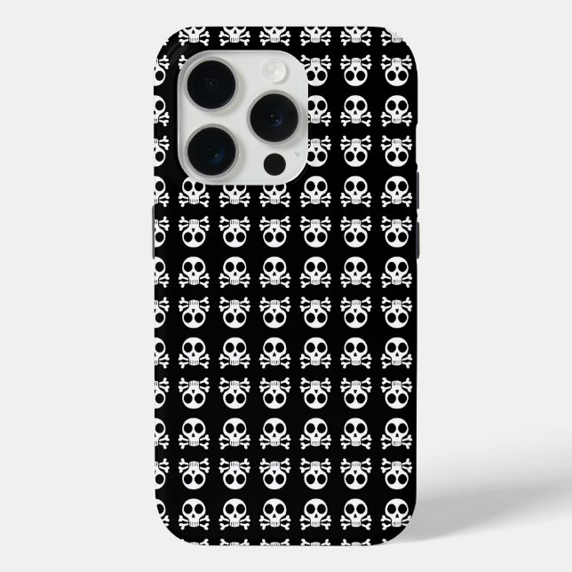 Piratenschädel-Design Case-Mate iPhone Hülle (Rückseite)