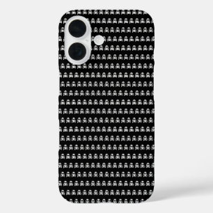 Piratenschädel-Design iPhone 16 Hülle