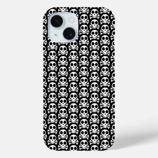 Piratenschädel-Design Case-Mate iPhone Hülle (Rückseite)