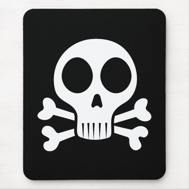 Piratenschädel-Design Mousepad (Vorne)