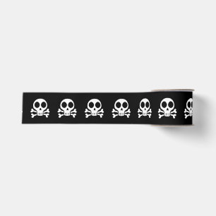 Piratenschädel-Design Ripsband