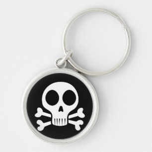 Piratenschädel-Design Schlüsselanhänger