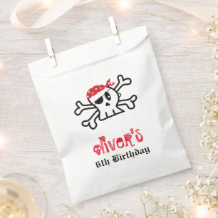 Piratenschädel-Skelett Jungen Geburtstagsfeier Ges Geschenktütchen