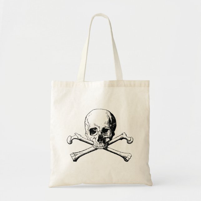 Piratenschädel Tragetasche (Vorne)