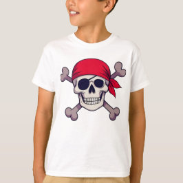 Piratenschädel und Kreuzknochen Illustration Arr T-Shirt