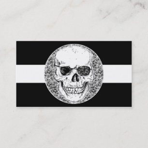 Piratenschädel Visitenkarte